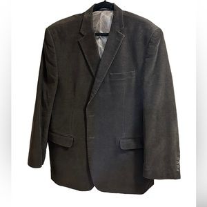 Brown corduroy Chaps sports coat.